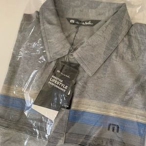 Travis Mathew Golf Polo Shirt Sz L